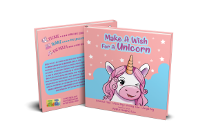 Our Publications unicorn english first edition mockup